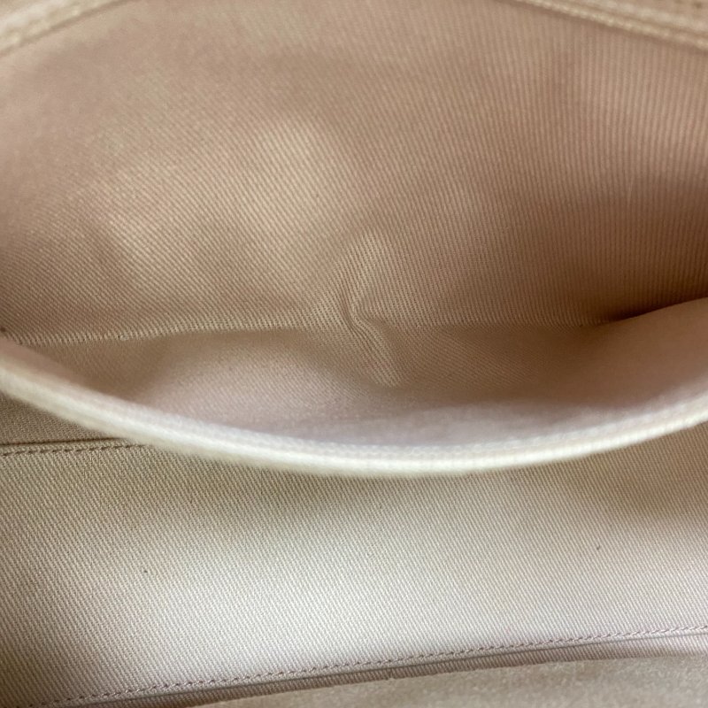 △ Chanel 香奈兒 Pink Canvas Silver Tone Metal Deauville Bowling Chain 2 Way Bag A92749 No.20 粉紅色帆布銀色金屬鎖鏈兩用袋 - 257022919-18