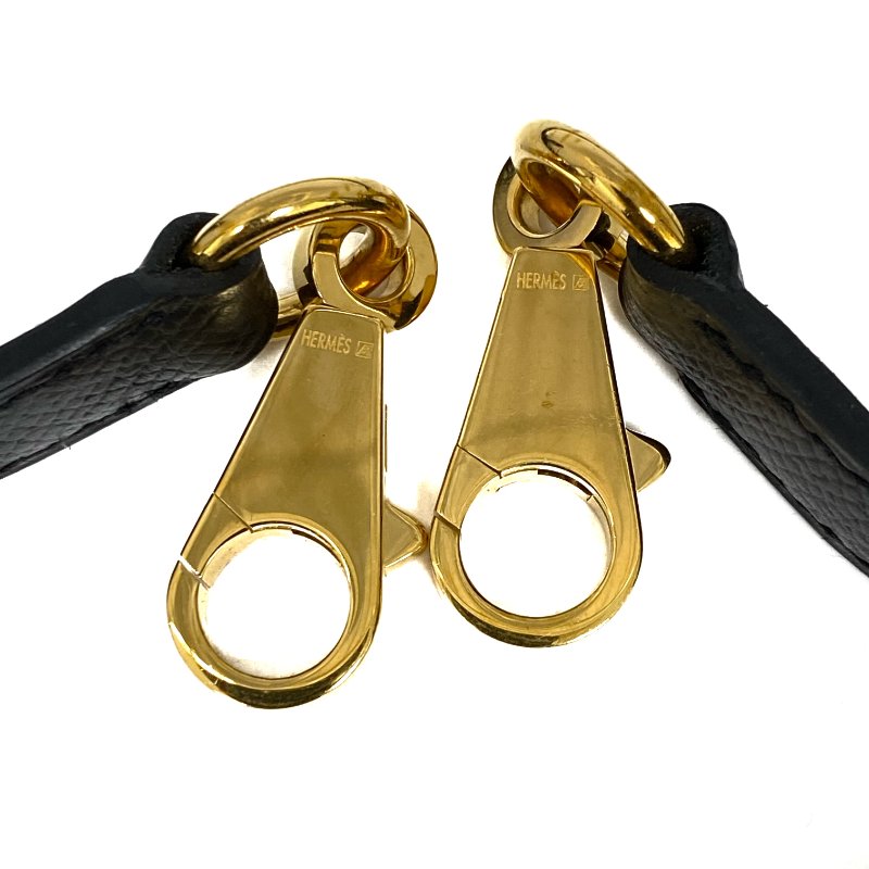 △ Hermes 愛馬仕 89 Noir Epsom Calfskin Gold Plated Metal Kelly 32 2 Way Bag Stamp [O] 黑色壓紋小牛皮鍍金金屬手袋[O]刻 - 257023064-30