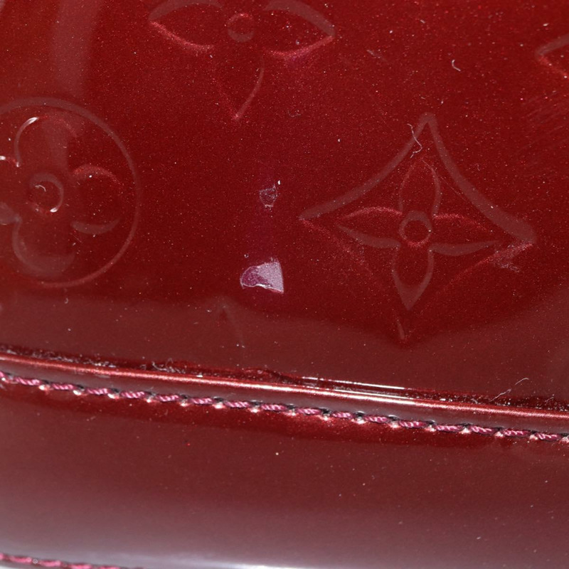 【日本直送】路易威登 Monogram Vernis Alma PM 手提包 Rouge Favist M91691 Auth yk19571V-3