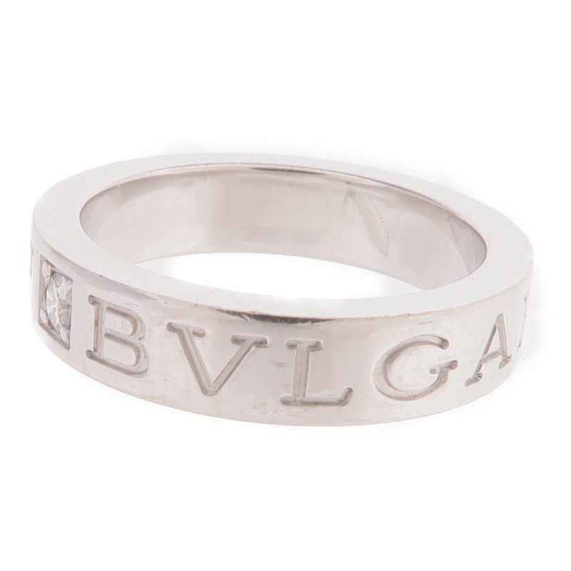 BVLGARI 18K白金B.Zero1 Essentiai Ring鑽石戒指US#4-2