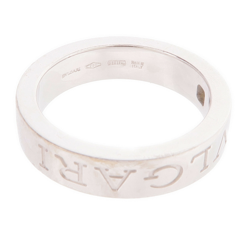 BVLGARI 18K白金B.Zero1 Essentiai Ring鑽石戒指US#4-4