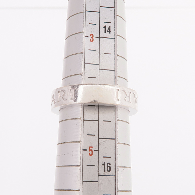 BVLGARI 18K白金B.Zero1 Essentiai Ring鑽石戒指US#4-5