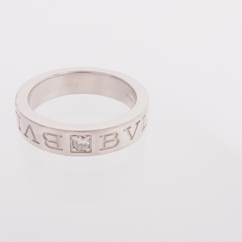 BVLGARI 18K白金B.Zero1 Essentiai Ring鑽石戒指US#4-7