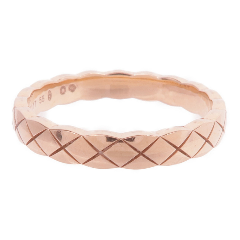 CHANEL 18K玫瑰金Mini Coco Crush Ring戒指Chanel#55/US#7.25-3
