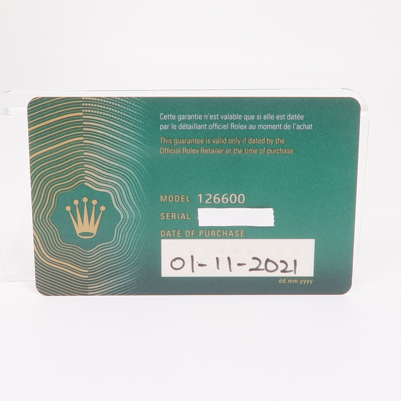 ROLEX Sea Dweller 126600-20