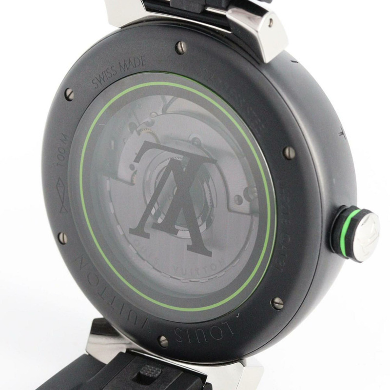 路易威登 Tambour QA131Z 不鏽鋼自動腕錶-6