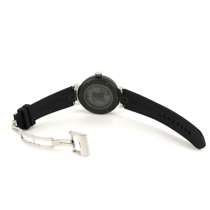路易威登 Tambour QA131Z 不鏽鋼自動腕錶-7