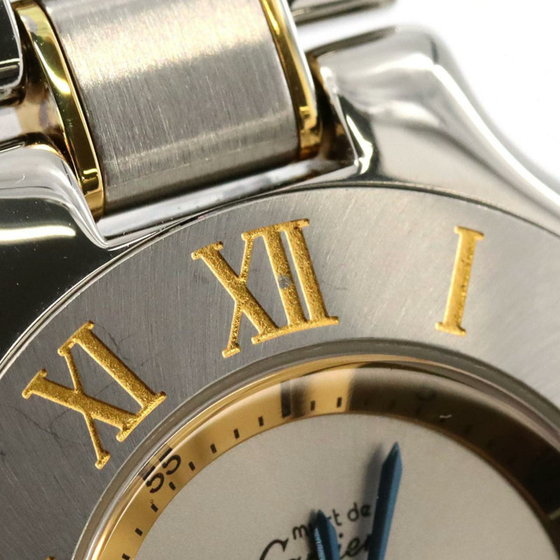 卡地亞 Must 21SM 雙色 W10073R6 SSxYG 石英錶-7