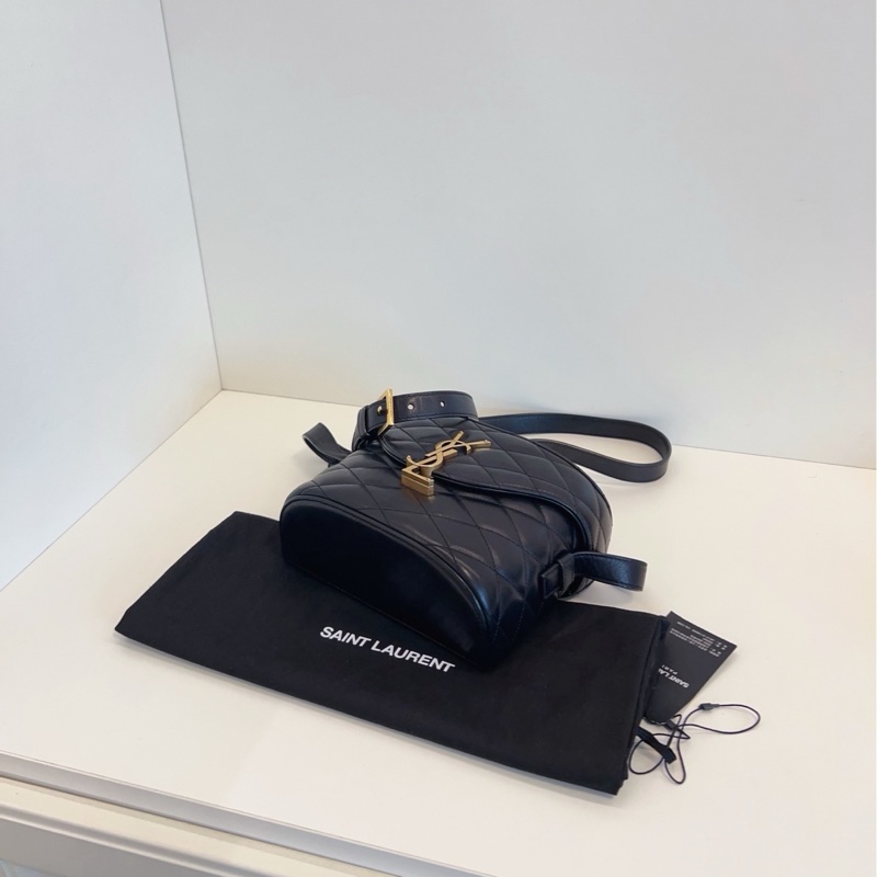 【98新🆕】YSL  黑金 JUNE BOX 盒子包斜挎包-4