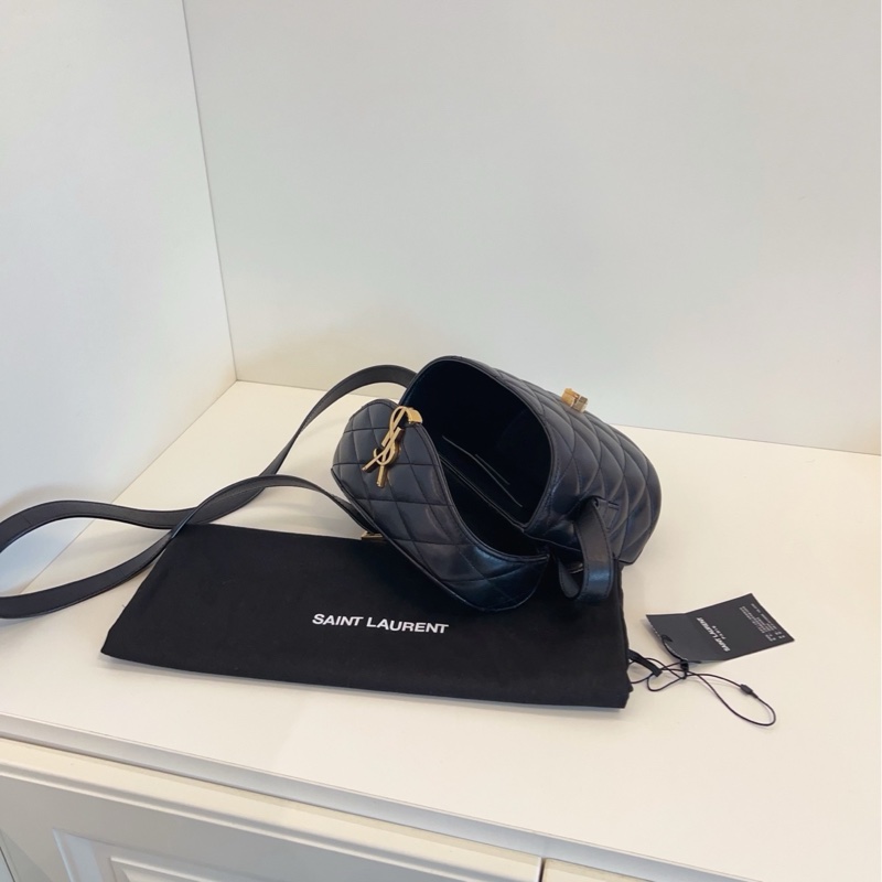 【98新🆕】YSL  黑金 JUNE BOX 盒子包斜挎包-6