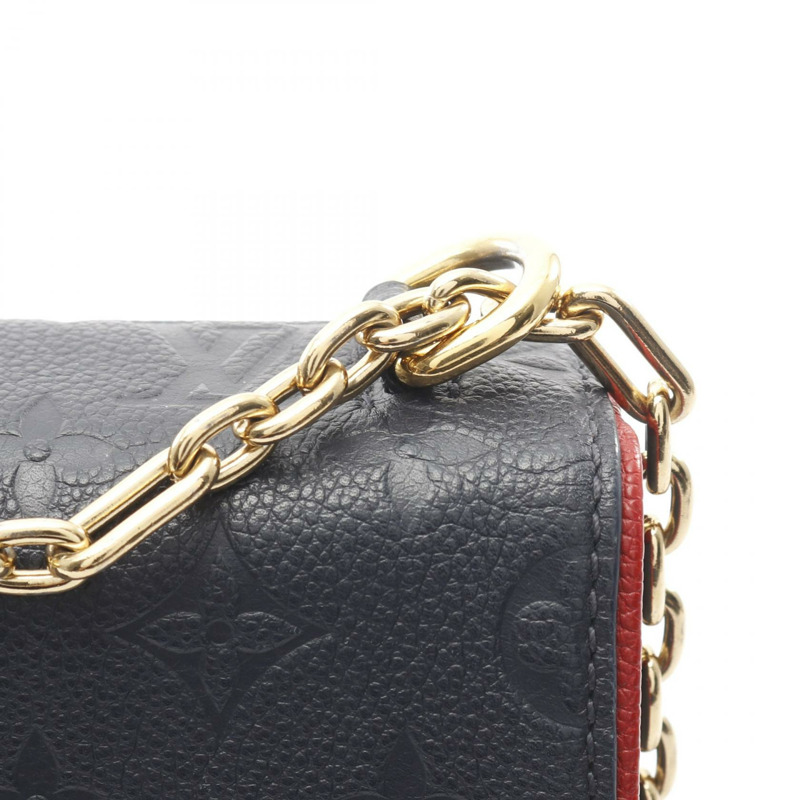 路易威登 Saint-Sulpice 小單肩手提包 M43394 Monogram Empreinte 海軍藍-7