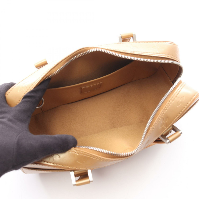 路易威登 Shelton 手提包 M55177 Monogram Matte 皮革 米色 二手 女士-2