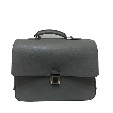 LV灰色全皮Taiga提背二用公事包(GM)