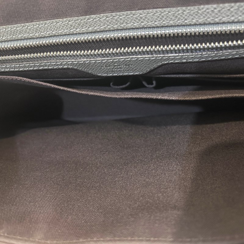 LV灰色全皮Taiga提背二用公事包(GM)-7