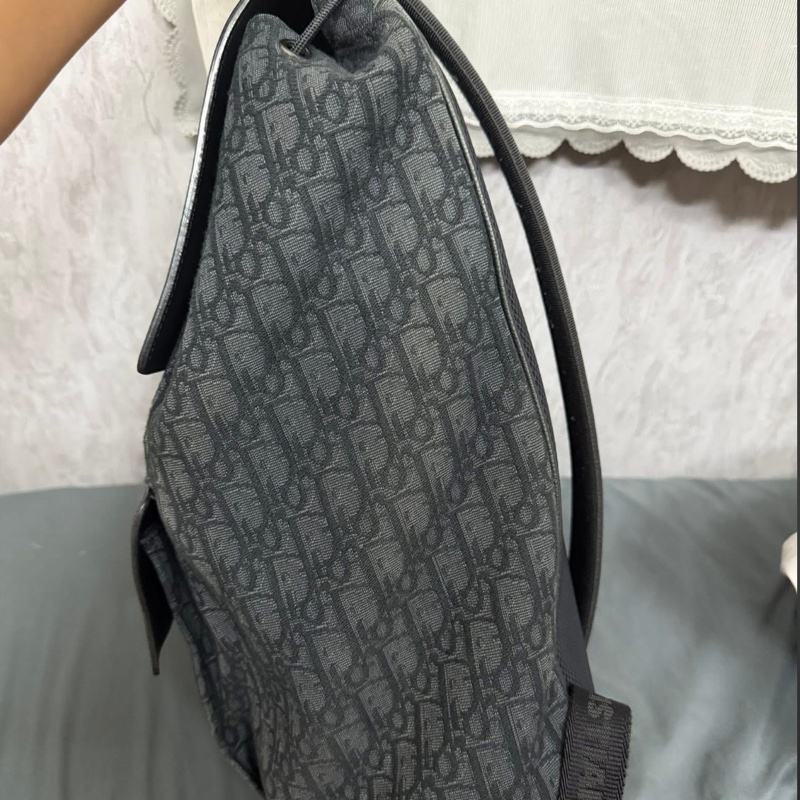 Dior雙肩包Motion Oblique拼皮背包書包-2