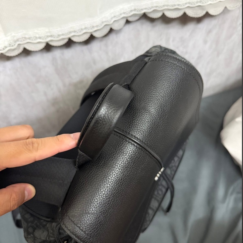 Dior雙肩包Motion Oblique拼皮背包書包-4