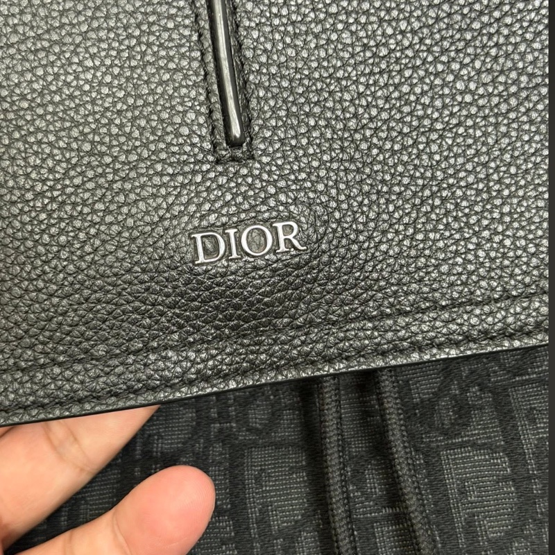 Dior雙肩包Motion Oblique拼皮背包書包-11