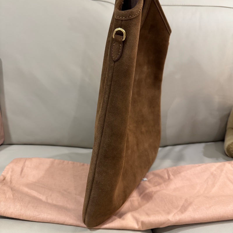 Miu Miu Ivy bag/肩背包/中號/麂皮款/全新閒置美品-4