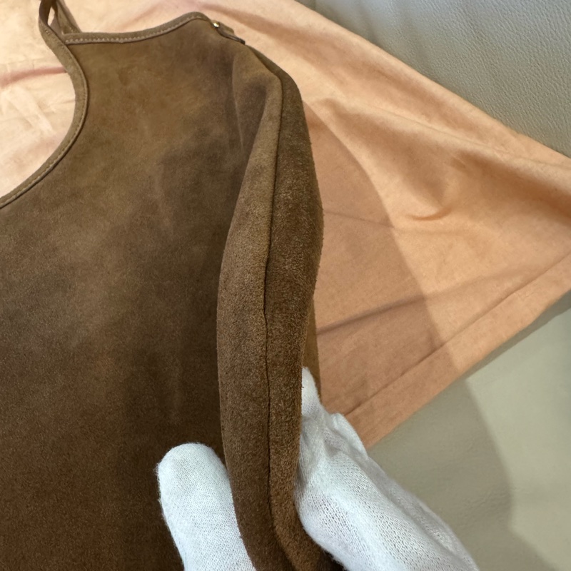 Miu Miu Ivy bag/肩背包/中號/麂皮款/全新閒置美品-13