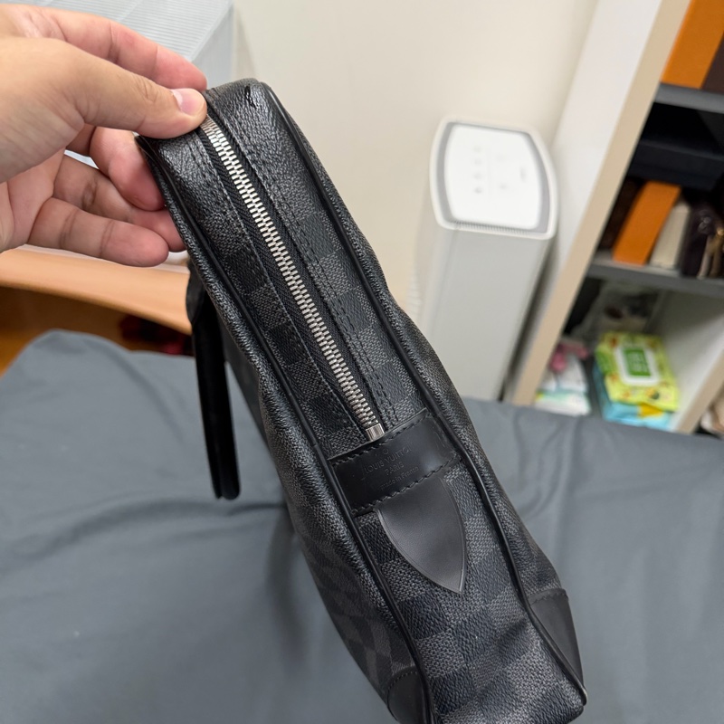 Lv黑棋盤格公事包（N41125）-1