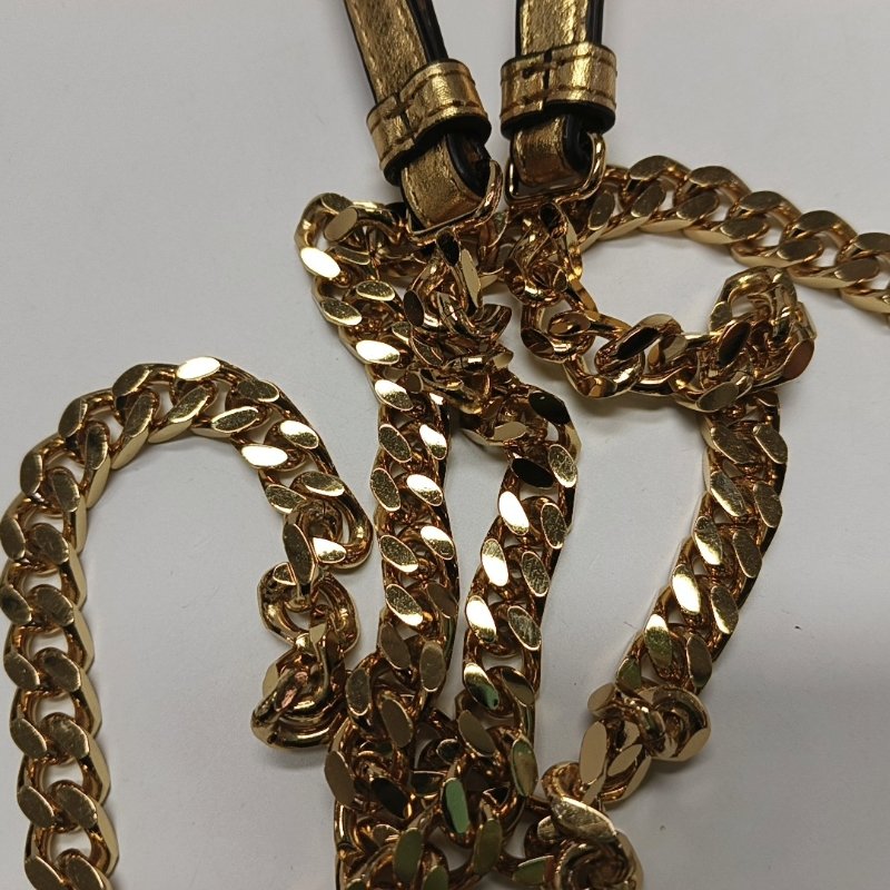 FENDI Baguette Micro金色牛皮雙F單肩包斜挎包 金色五金 可拆卸肩帶 9.8新-9