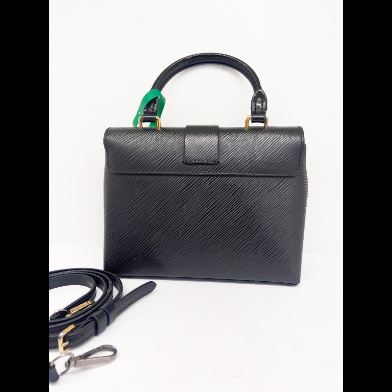 LV LockyBB黑色EPI水波紋肩背包-1