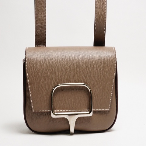 Hermes Della mini 屁股包 z刻（大象灰）