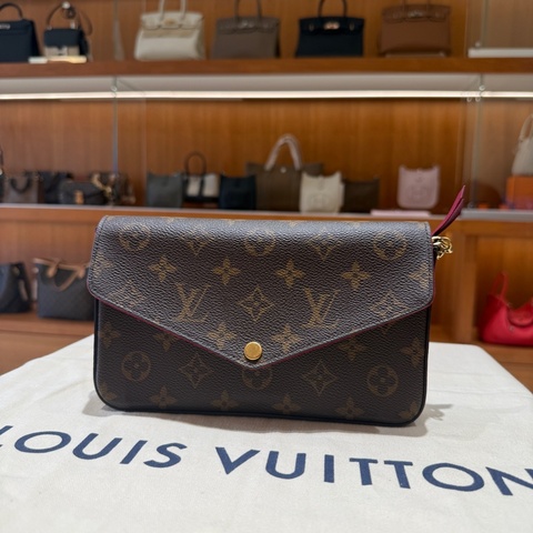 Louis Vuitton Pochette Féllcie 鏈條多功能肩包
