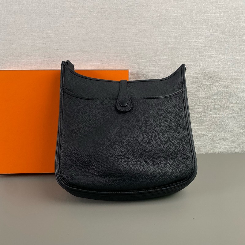 Hermes愛馬仕 黑色銀扣伊芙琳evelyne29-3