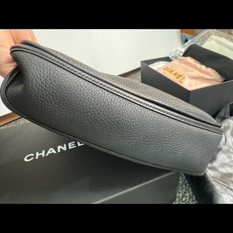 Hermes愛馬仕 黑色銀扣伊芙琳evelyne29-15