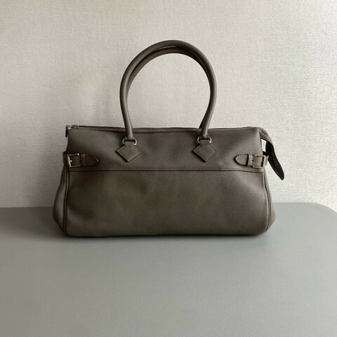 Hermes altas shoulder 灰色全皮手提包