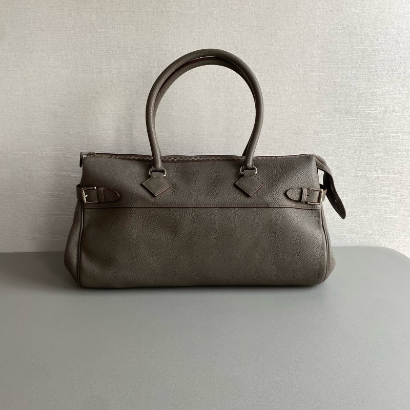 Hermes altas shoulder 灰色全皮手提包-0