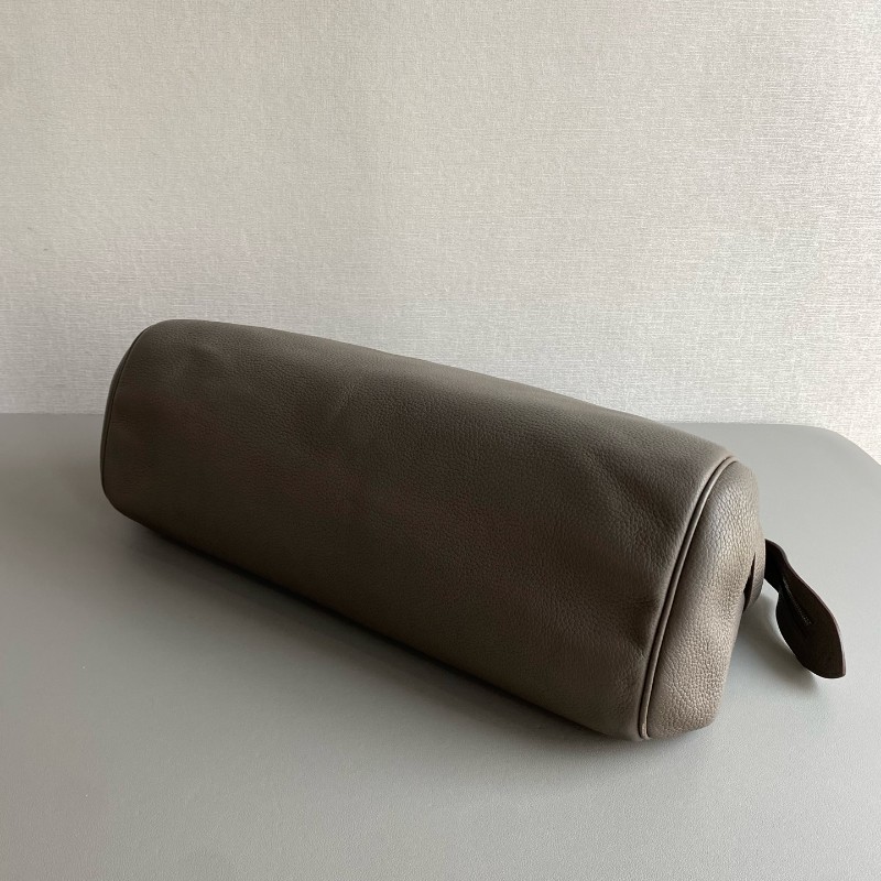 Hermes altas shoulder 灰色全皮手提包-5