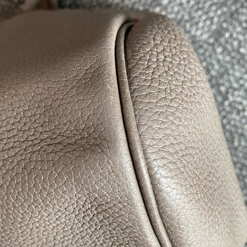 Hermes altas shoulder 灰色全皮手提包-14