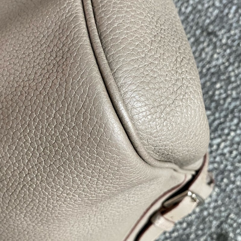 Hermes altas shoulder 灰色全皮手提包-15