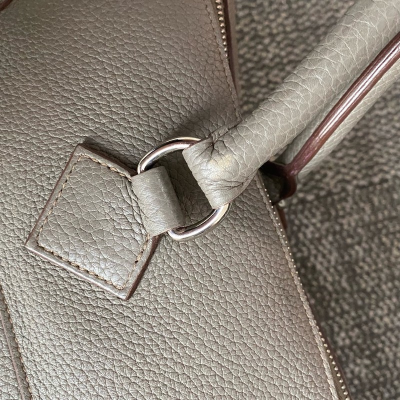 Hermes altas shoulder 灰色全皮手提包-20