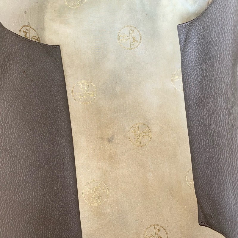 Hermes altas shoulder 灰色全皮手提包-28