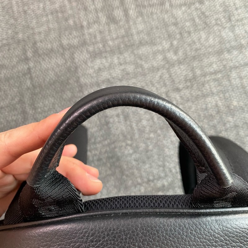 Dior saddle帆布拼皮oblique老花後背包-7