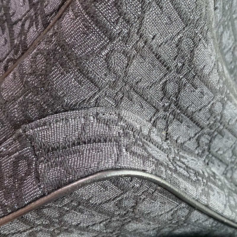 Dior saddle帆布拼皮oblique老花後背包-21