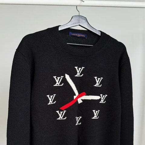 Louis Vuitton Clock Instarsia Pullover Sweater 針織長袖