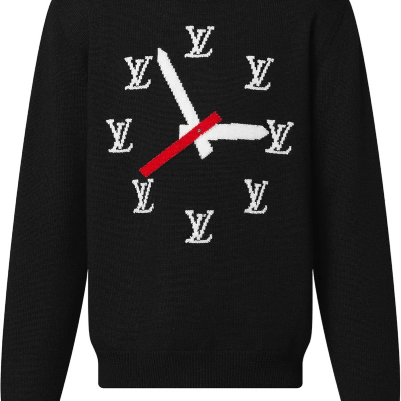 Louis Vuitton Clock Instarsia Pullover Sweater 針織長袖-1