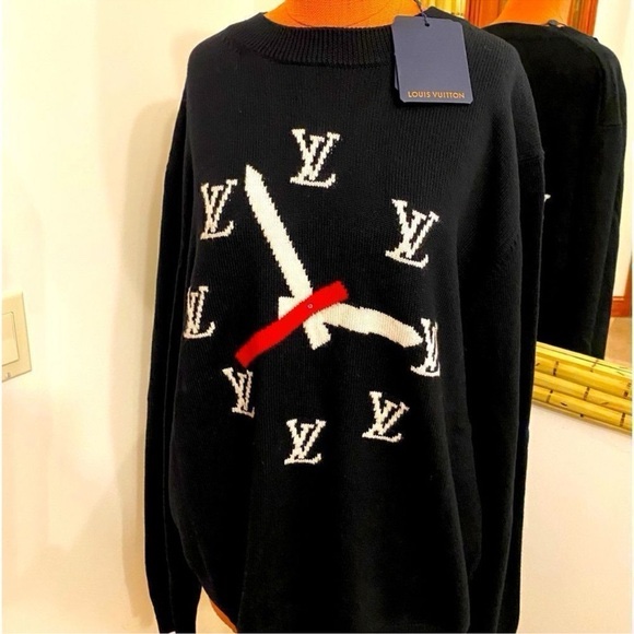 Louis Vuitton Clock Instarsia Pullover Sweater 針織長袖-3