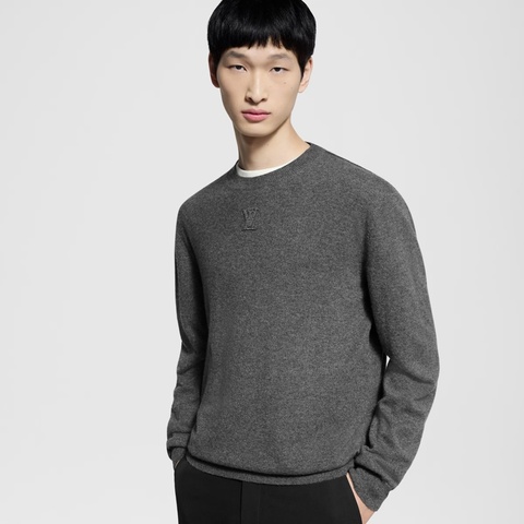 LVSE LV Embossed Crewneck 針織壓紋LOGO毛衣