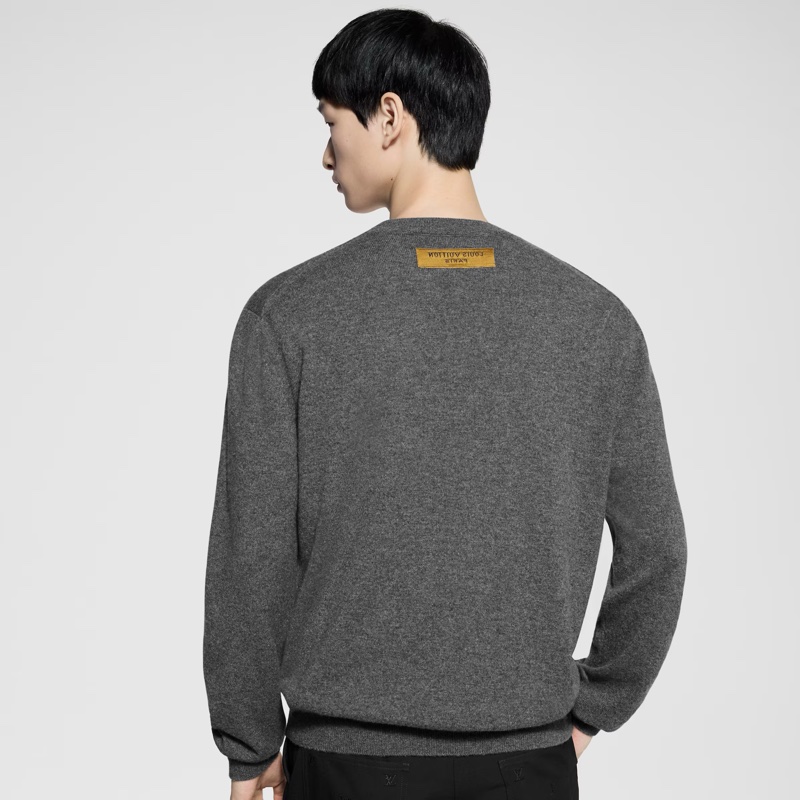 LVSE LV Embossed Crewneck 針織壓紋LOGO毛衣-3