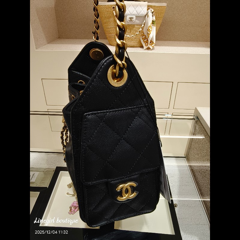 Chanel 26C mini 25bag 黑金-10