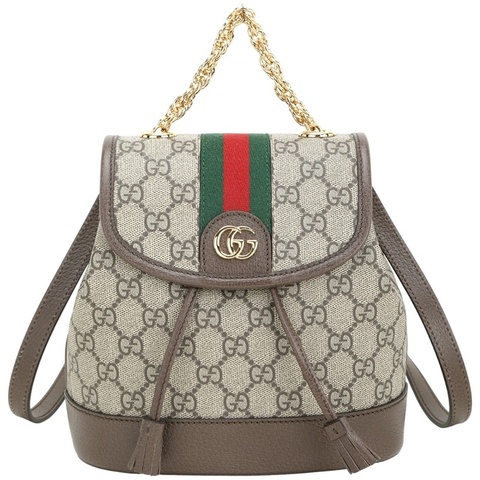 全新 GUCCI 經典老花 後背包 795221 Ophidia GG