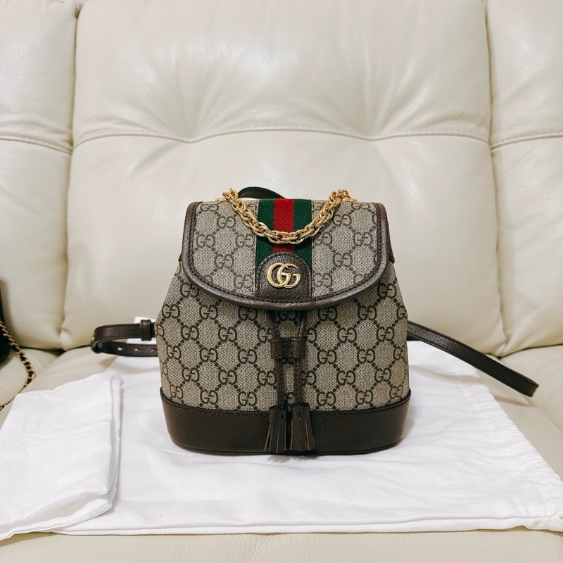 《全新 小特賣》GUCCI 經典老花 後背包 795221 Ophidia GG-1