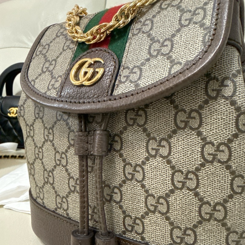 《全新 小特賣》GUCCI 經典老花 後背包 795221 Ophidia GG-11