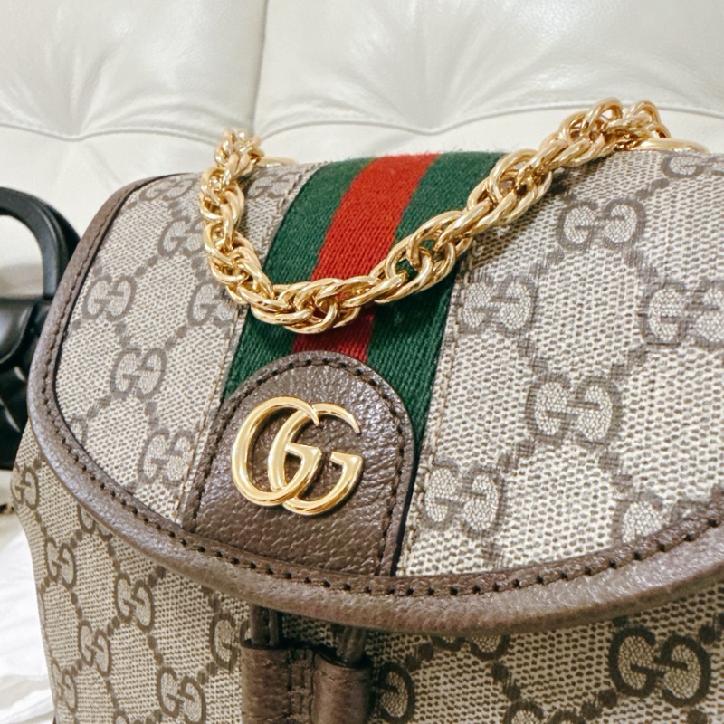 《全新 小特賣》GUCCI 經典老花 後背包 795221 Ophidia GG-12
