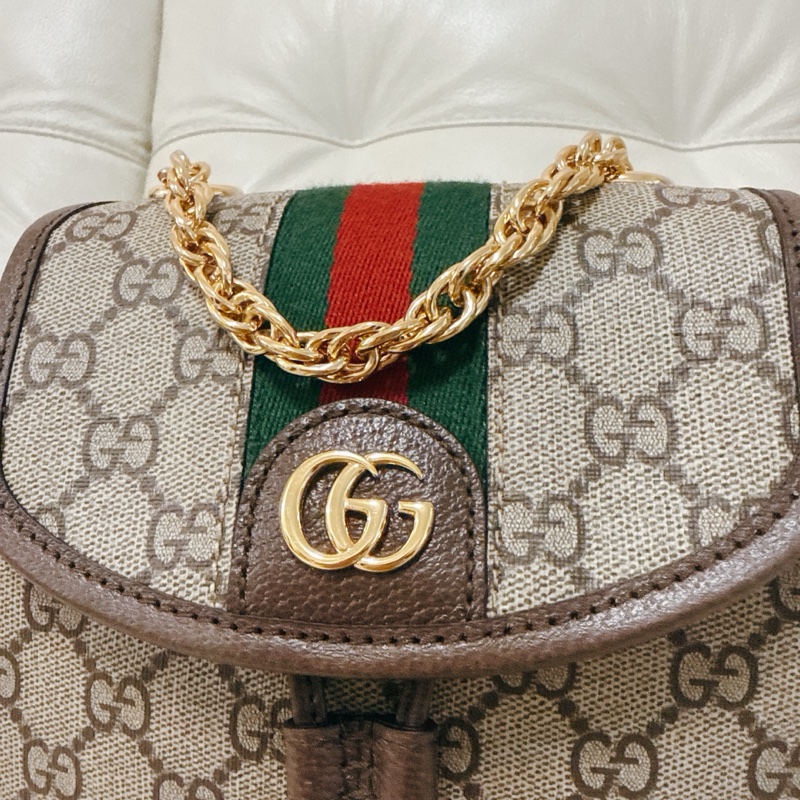 《全新 小特賣》GUCCI 經典老花 後背包 795221 Ophidia GG-13